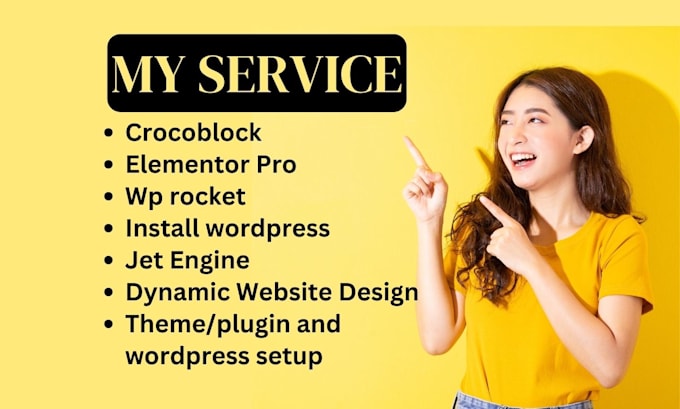 do create wordpress website with crocoblock elementor pro,jet engine