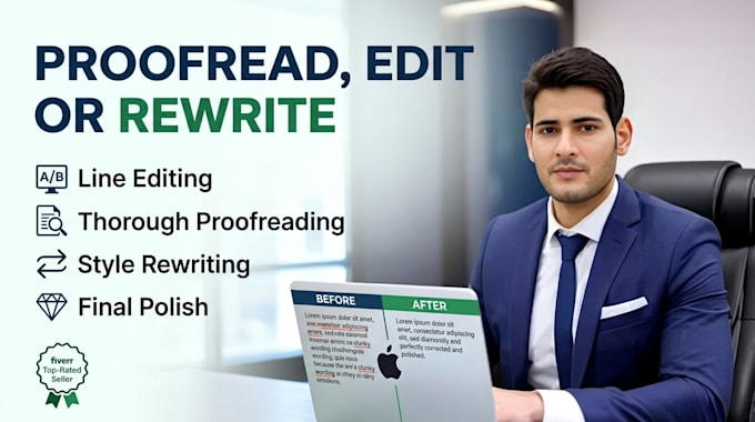 proofread, edit or rewrite your english writing