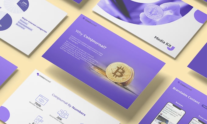 design a futuristic pitch deck powerpoint presentation