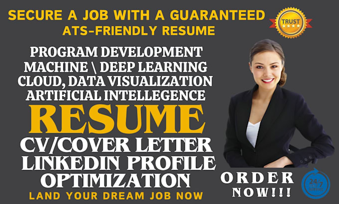 write UI UX cloud machine deep learning ai visualization program dev resume