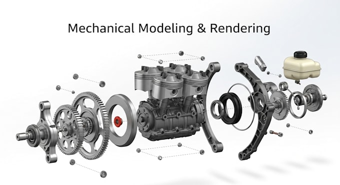 3d product design to manufacturing, mechanical models,rendering on solidworks