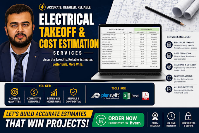 do electrical takeoff and cost estimation