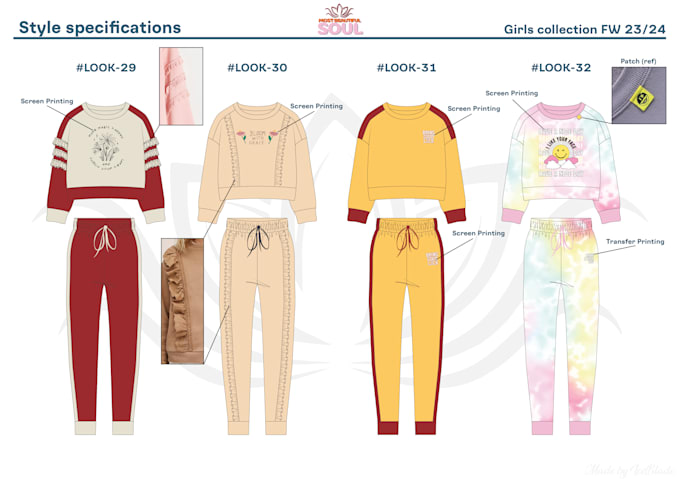 Design your next kids clothing collection and tech pack by Iceblade777 ...