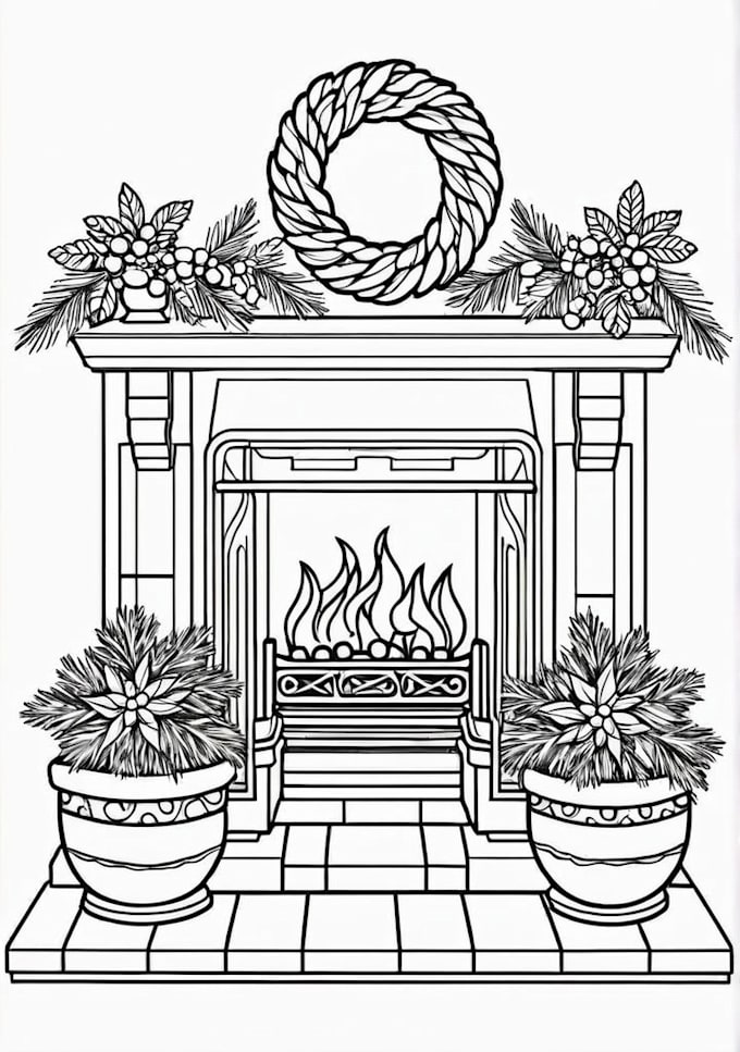 design christmas coloring book pages for adults