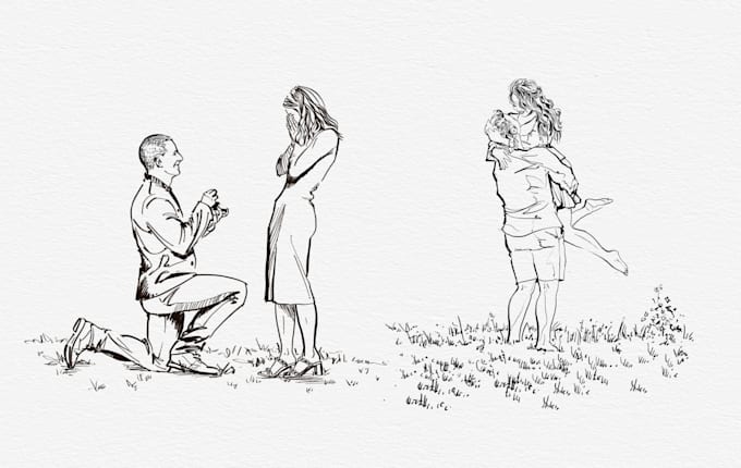 create a line art simple drawing