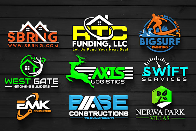 do HQ professional, creative and modern business logo design