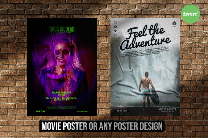 Create a perfect movie poster or film poster or poster design for you by  Topdesigns172