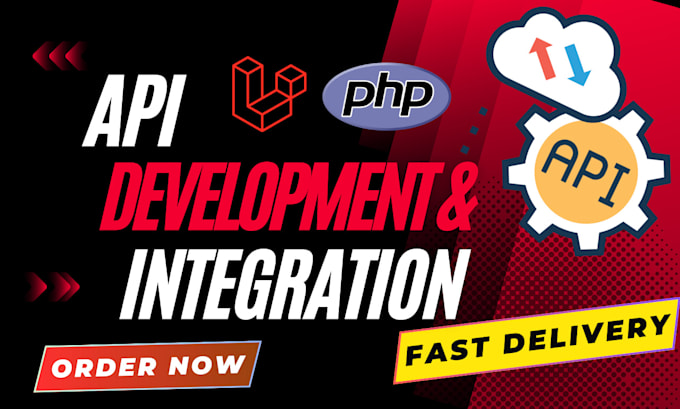develop php laravel website, rest API and integrate any api