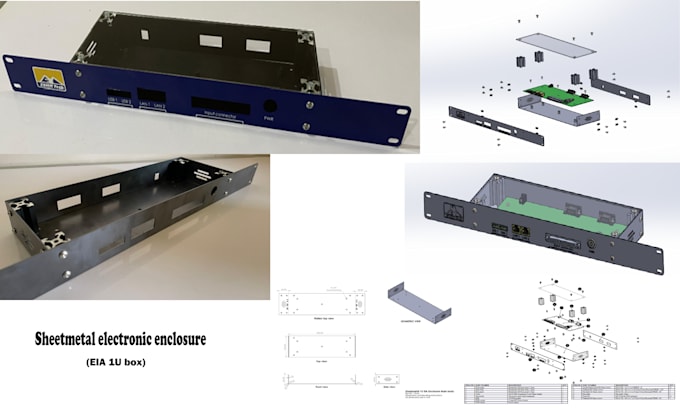 sheetmetal electronic enclosures design