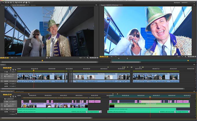do creative and professional video editing