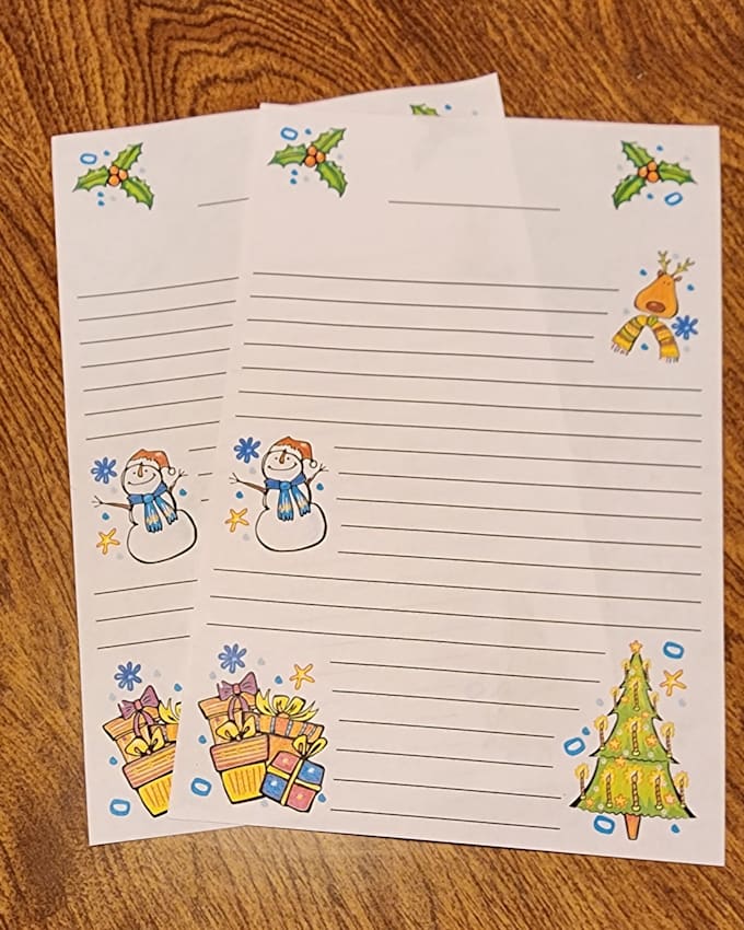 send you some christmas stationary