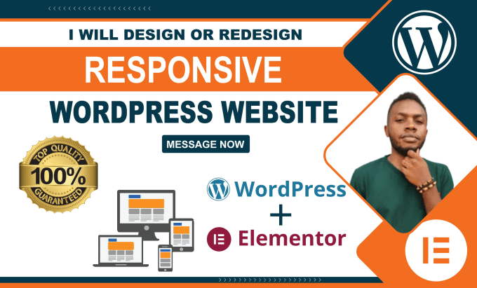 create responsive wordpress website or wordpress design