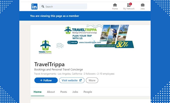 create linkedin page optimization, business page setup