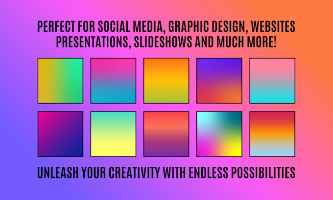 provide 43,000 unique colorful gradient backgrounds in any dimensions