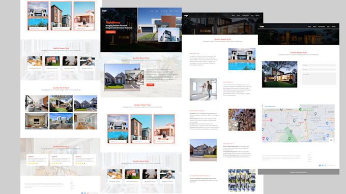 create beautiful responsive web UI design for  any company