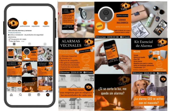custom instagram and facebook posts design using canva templates