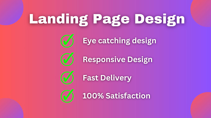 Create clean and responsive landing page design by Sameendev | Fiverr