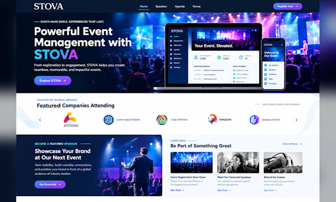 enhance your event with stova or aventri solutions