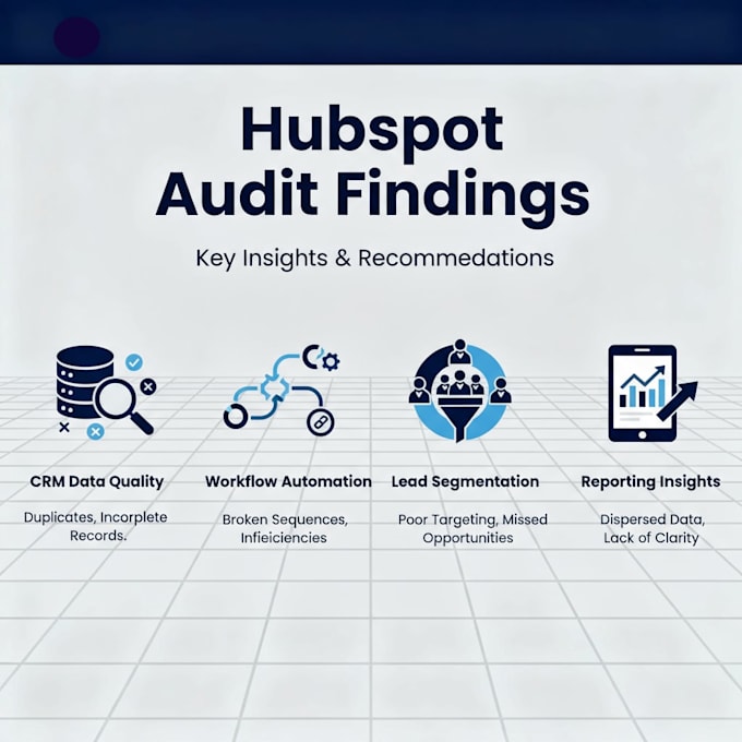 do a comprehensive hubspot audit and CRM optimization