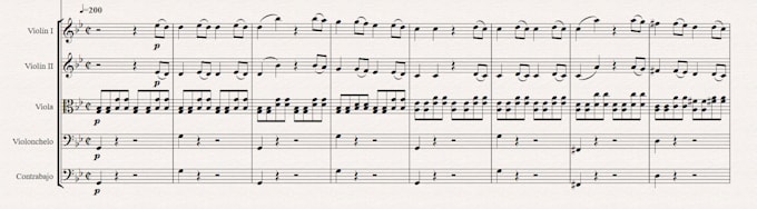 do transcription from audio into music score