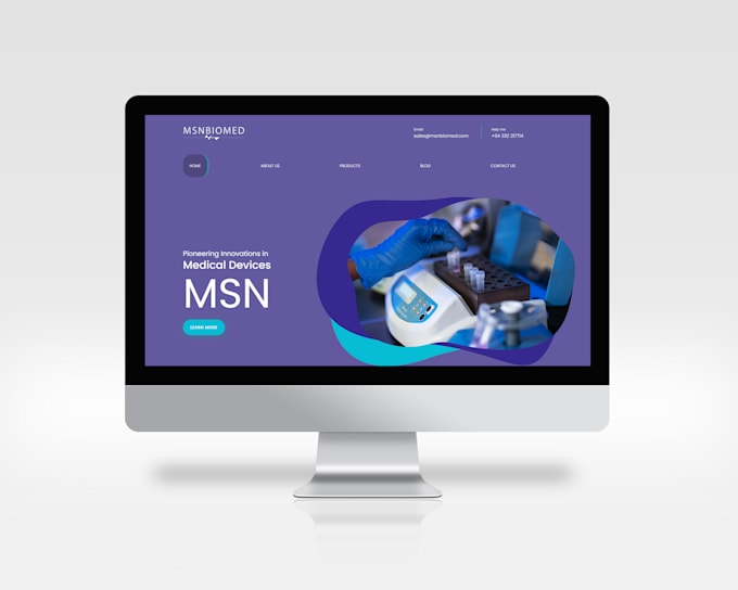 develop a business website