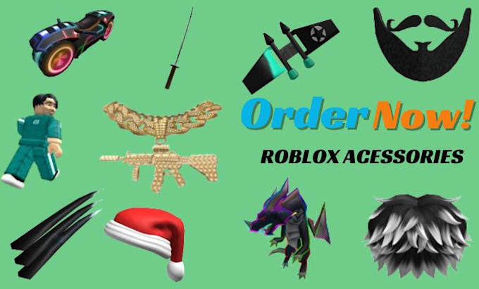 Do your ugc 3d roblox accessories hat, weapon, cloth, helmet by