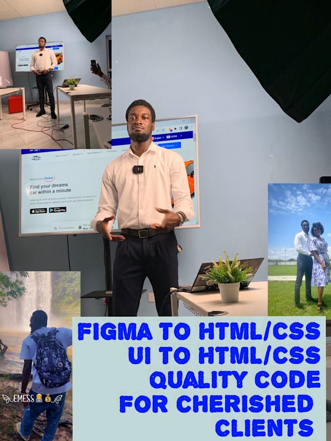 turn static figma to HTML CSS dynamic code