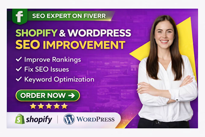 wordpress and shopify on page SEO optimization for ranking