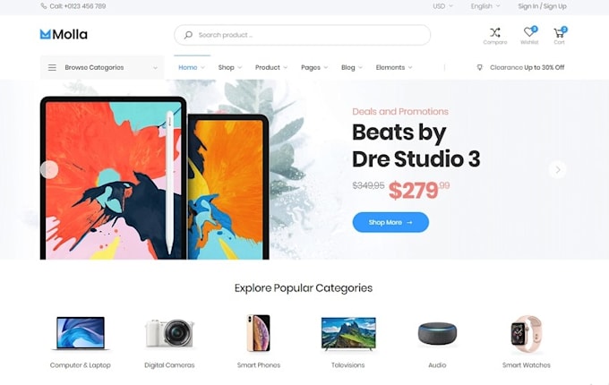 develop ecommerce website, shopify, woocommerce, online store, dropshipping site