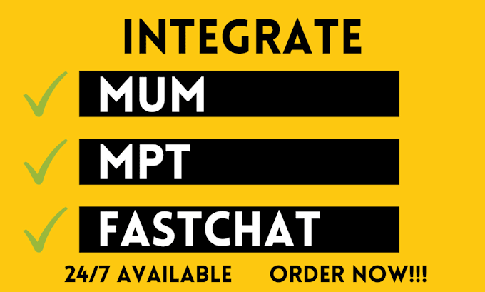 do fast integration of mpt, mum and roberta