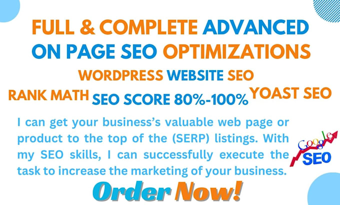 Do full optimization on page seo for wordpress website by Ashraful8920 ...