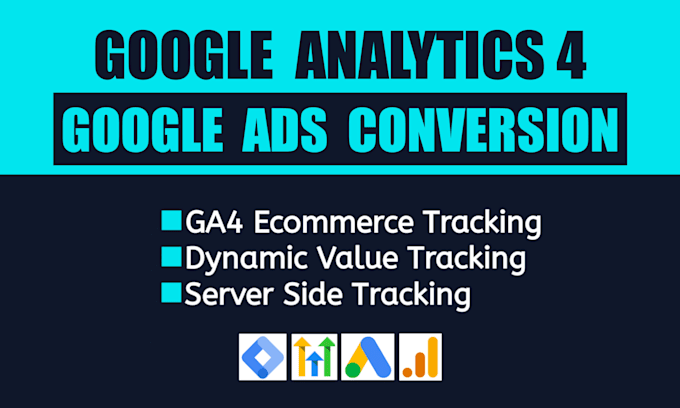 setup or fix google analytics, ga4 ecommerce, ads conversion tracking via GTM