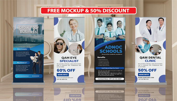 design roll up banner, retractable banner, pull up, x stand