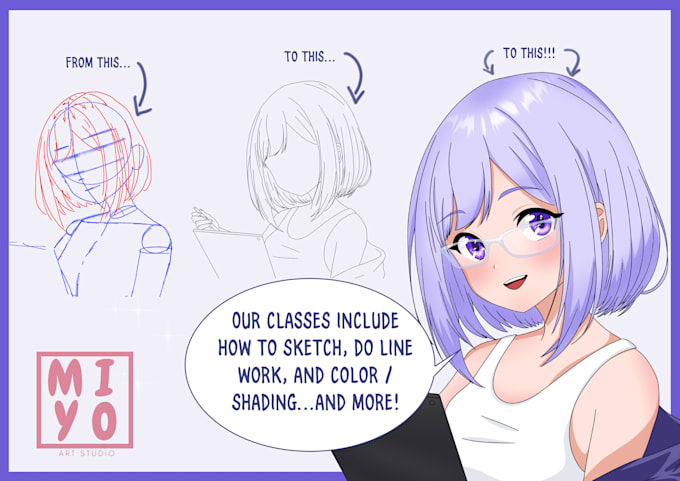 teach you how to draw anime
