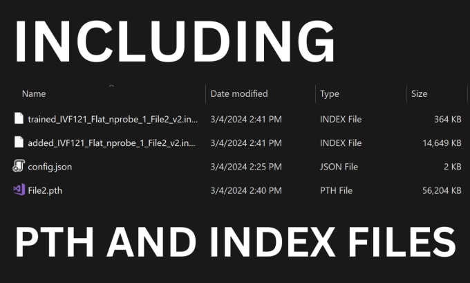 create a perfect rvc v2 model for you