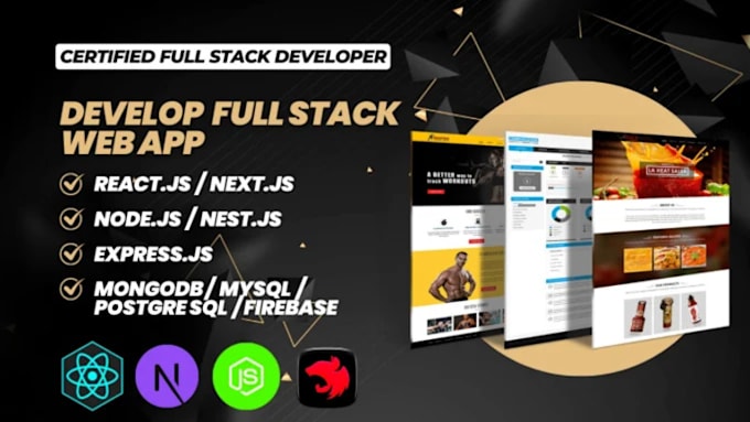 Provide fullstack development services by Ferozpuri | Fiverr