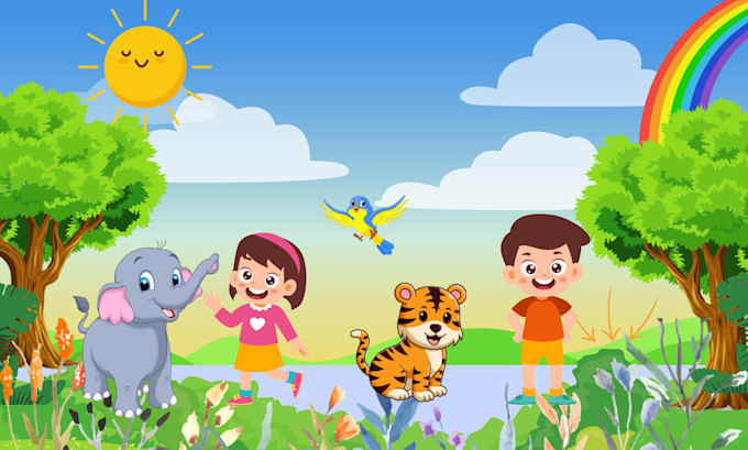 provide awesome childrens book illustration for you