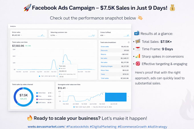 setup and manage facebook ads advertising marketing campaign, fb or meta ads