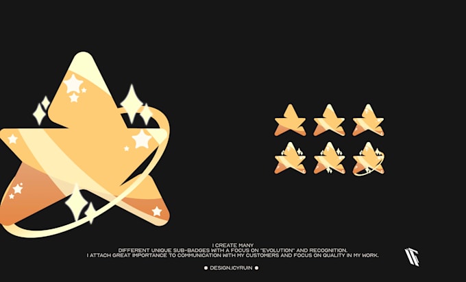 design clean twitch sub badges