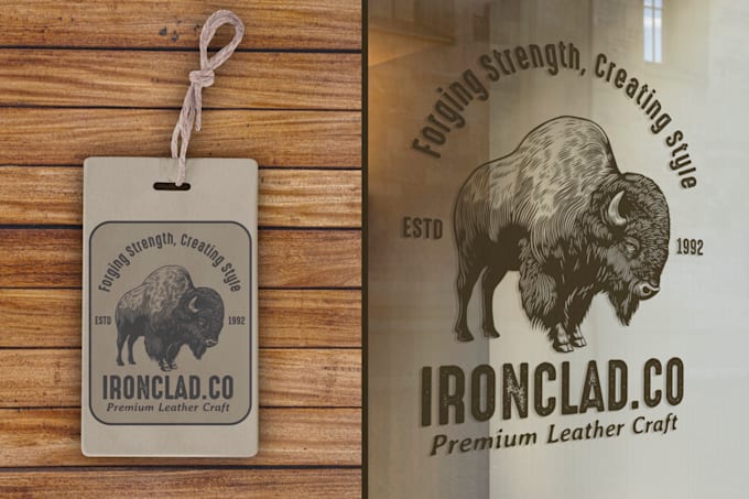 draw vintage hand drawn logo illustration