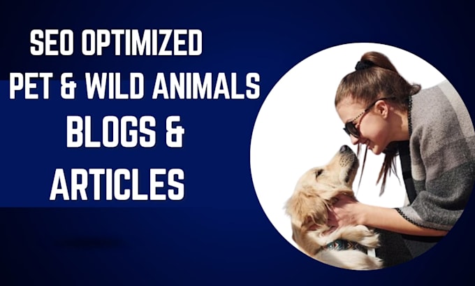 write SEO optimized and creative content for cats dog and all other pets with ai