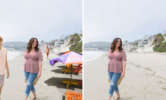 do remove unwanted objects, peoples, from photo