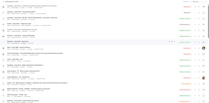 set up and automate zoho desk and salesiq