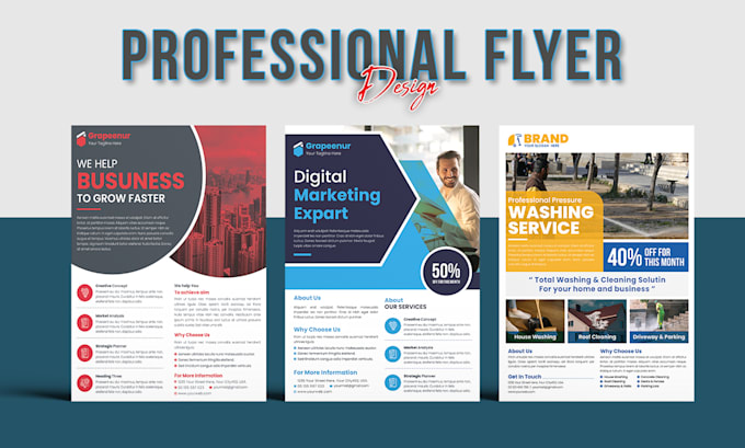 design professional custom flyer