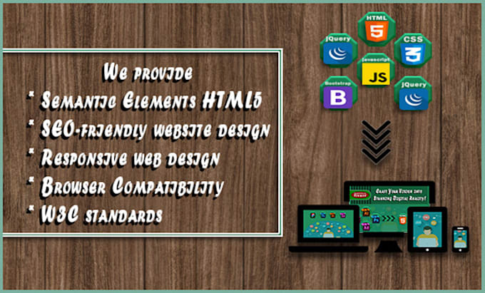 responsive website design and develop SEO friendly