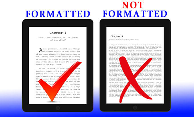 format your book to be published as ebook and paperback
