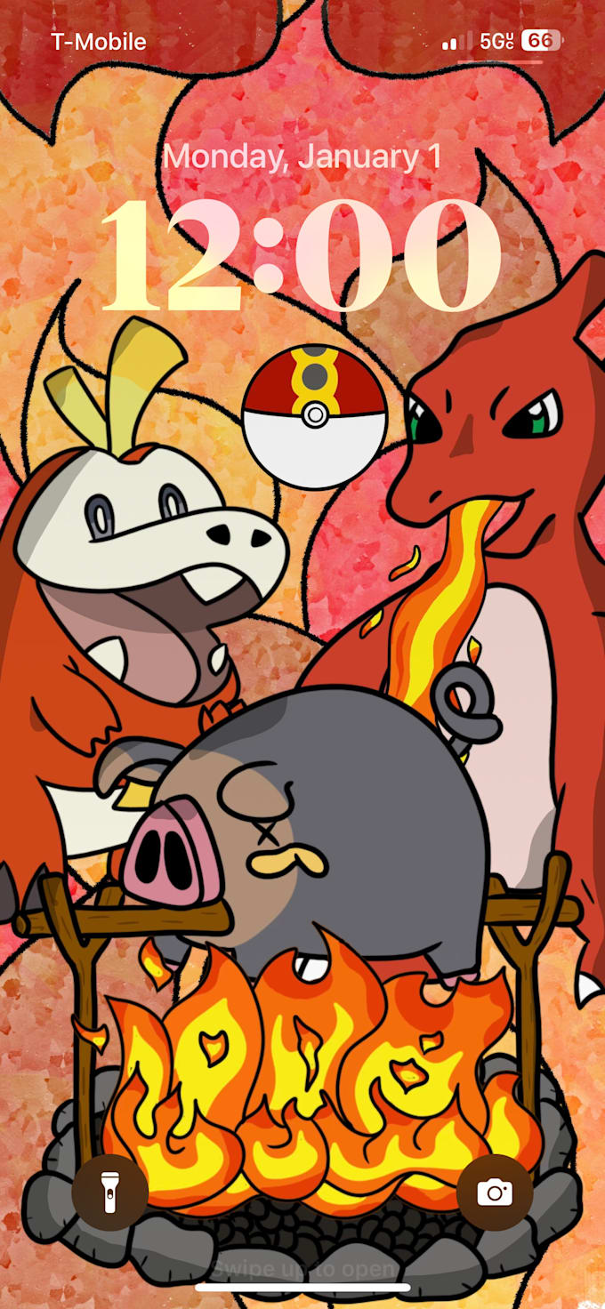 make you a custom pokemon wallpaper