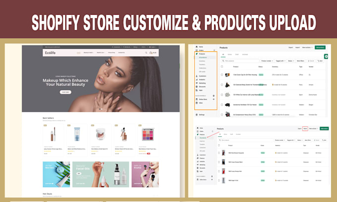be your shopify virtual assistant and shopify store manager