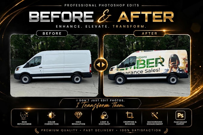 do professional photoshop editing, photo retouching and image manipulation