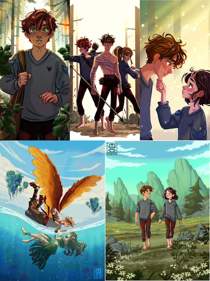ilustraciones digitales a tu gusto